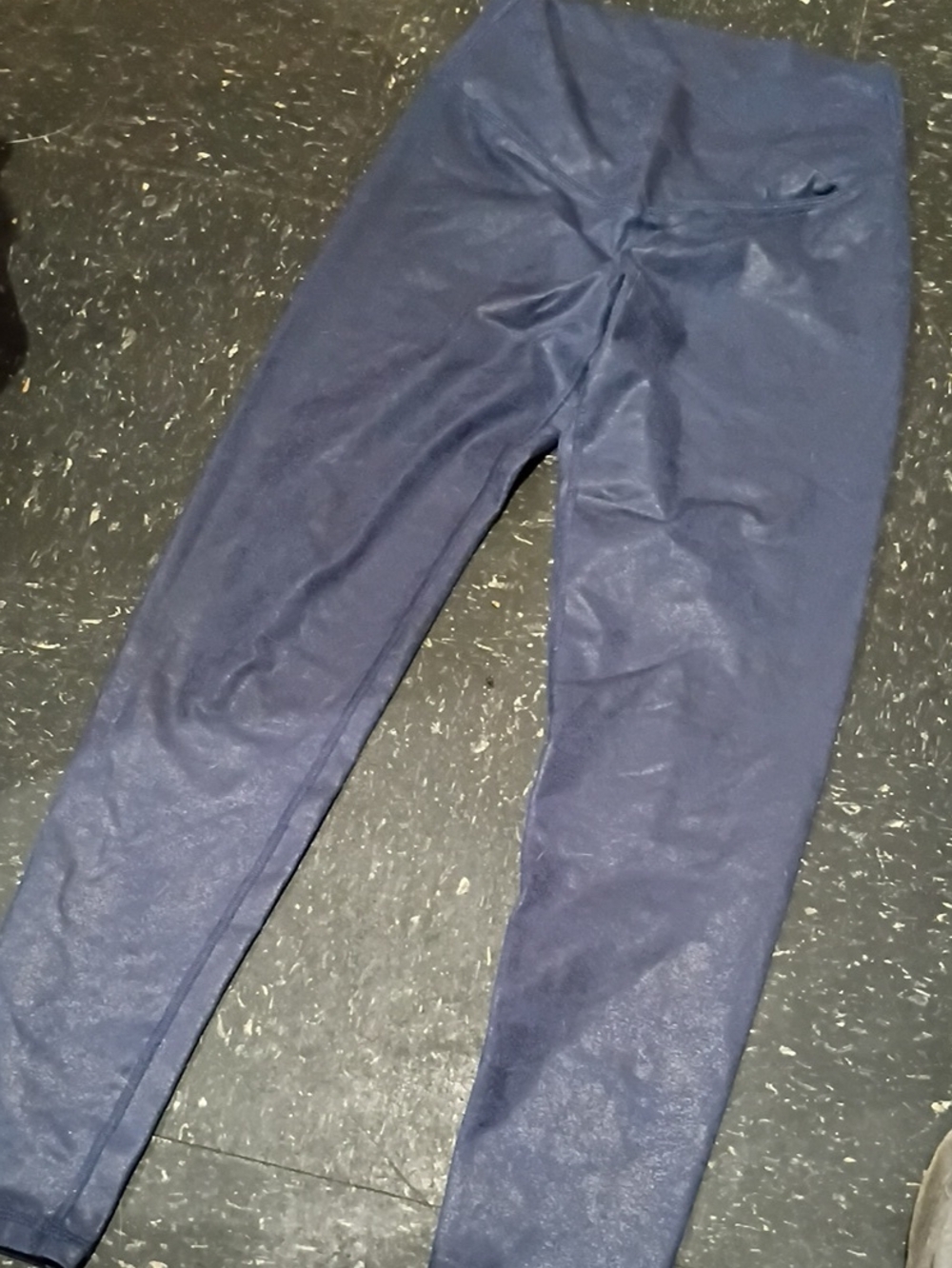 aerie Navy Blue High-Rise Leggings Size Medium -b10